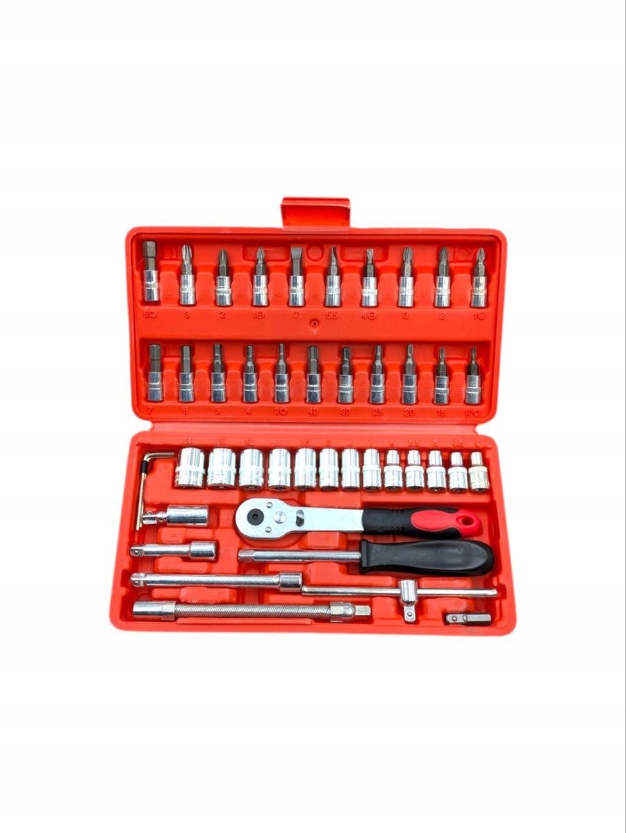46-delige Doppenset 1/4'' - Kwalitatief Gereedschap