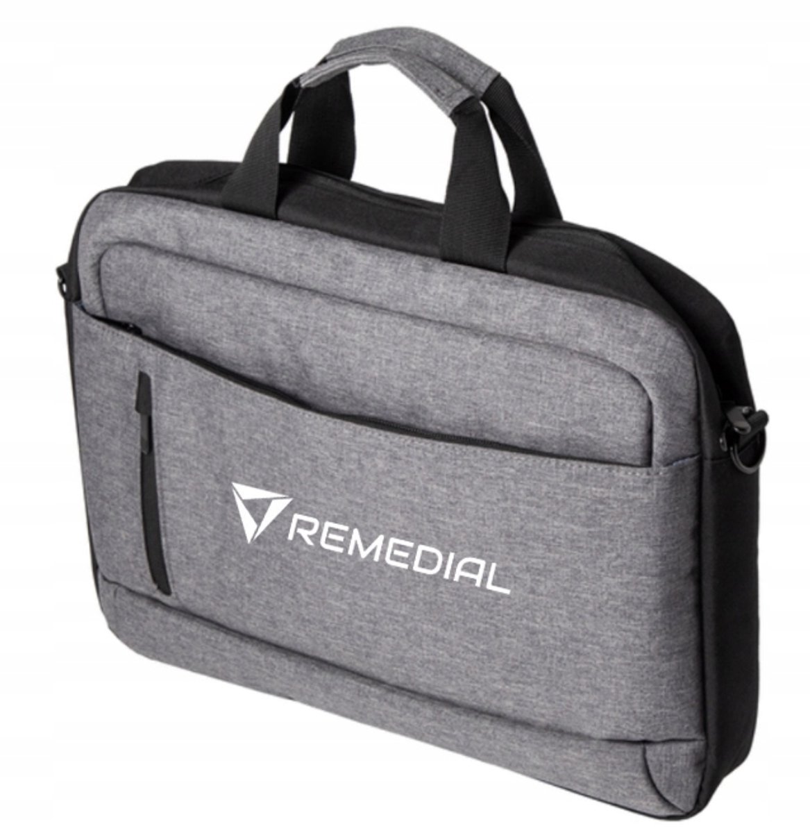 NOVATO REMEDIAL Laptoptas 15-17 inch - Duurzaam Oxford PVC Grijs