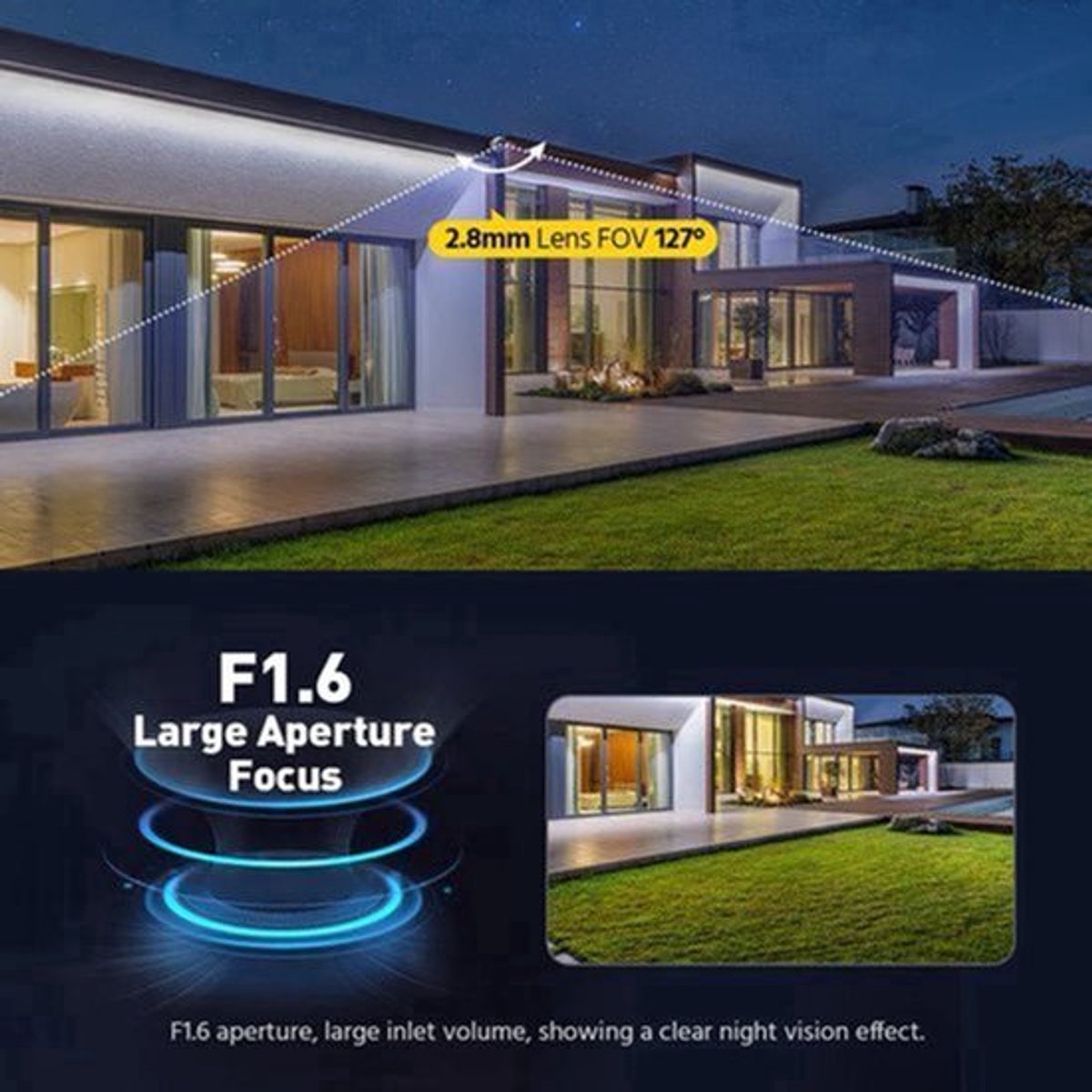 Beveiligingscamera's - Camerabewaking - CCTV Camerasysteem - 4K Dual-Light Ultra HD -8-Kanaals DVR Beveiligingssysteem - H.265+ CCTV Camera Kit - Binnen/Buiten Camera’s - IP67 Weerbestendig – Inclusief 4 Stuks 8MP Camera - 4TB Geïntegreerde Opslag