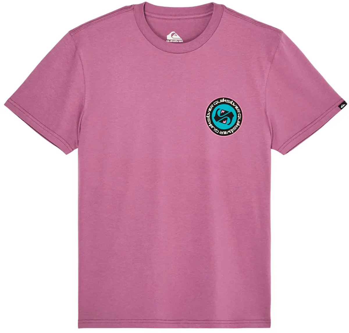 Quiksilver Evo Duality T-shirt Met Korte Mouwen XL Man Grape Jam