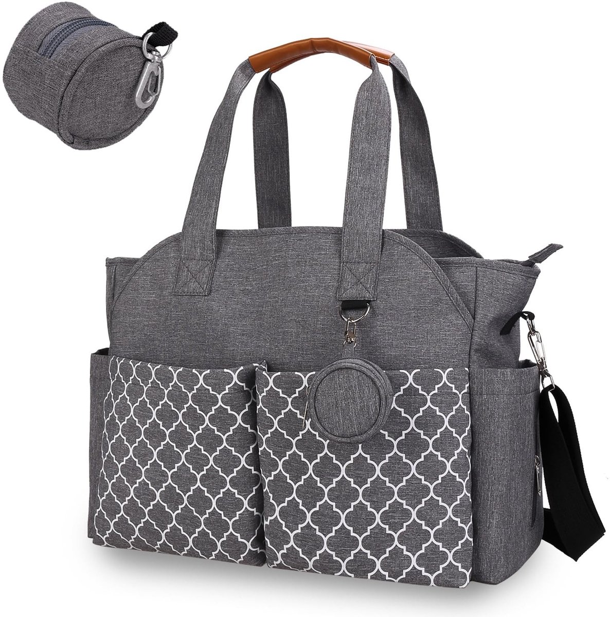 Omgoods - Grote Verschoonrugzak met 13 Compartimenten voor Babyaccessoires