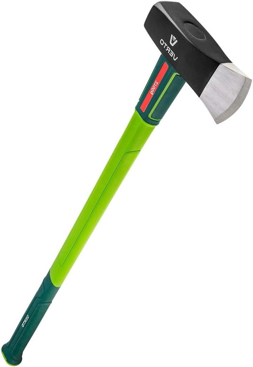 Universele Bijl - Houtbijl Kloofbijl - Hout Bewerken - Glasvezelsteel - 88 cm - Groen