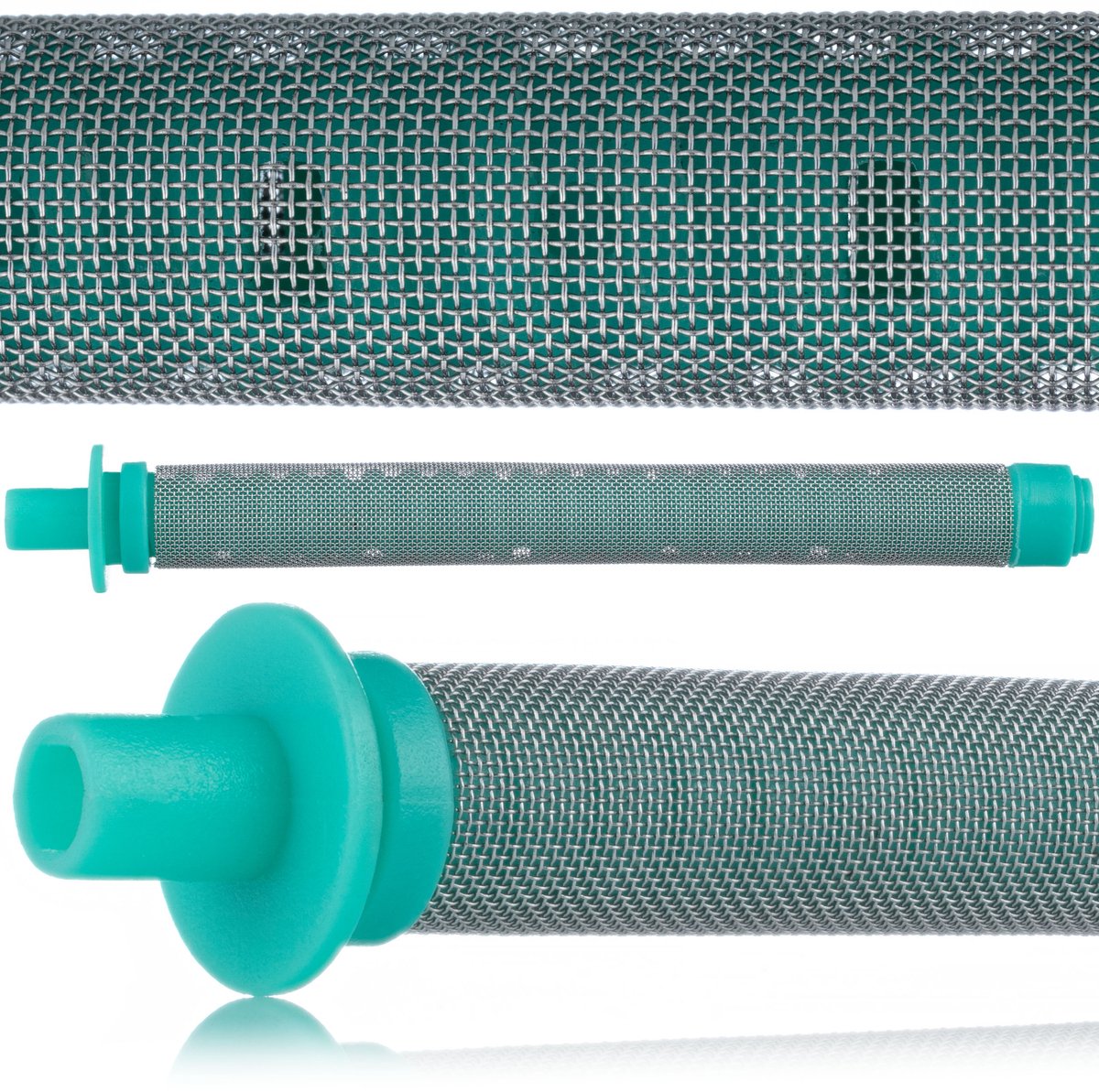 Rosfix Vingerfilter Spuitmond 30 Mesh - Groen - Duurzaam Filter - 100 Mm X 10,8 Mm