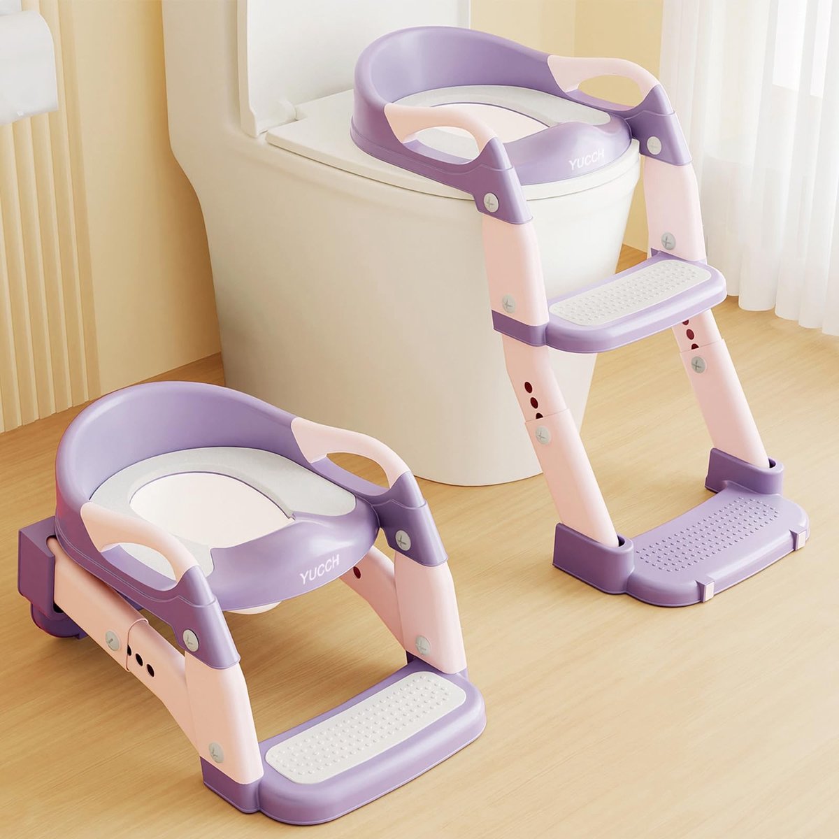 Omgoods - 2-in-1 Toiletkinderzitje met Trapje