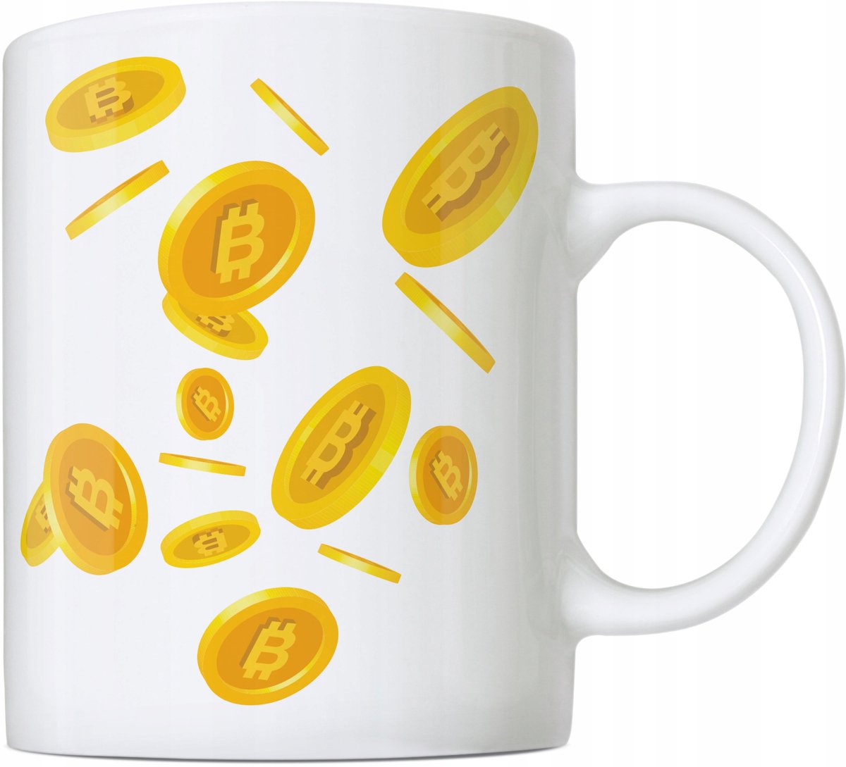 Bitcoin Mok - Cadeau voor Crypto Fanaten - BTC Munten Design