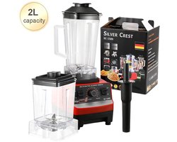 Velori Blender 2000W - Blender professionnel - Fabricant de smoothies - Mixeur de cuisine - Pilon de glace - Blender à fruits - Blender à légumes - 2L - 220V