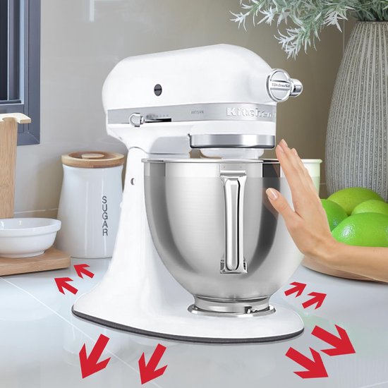 Gleitmat voor KitchenAid keukenmachine, onderlegger voor makkelijk verplaatsen — afbeelding 4