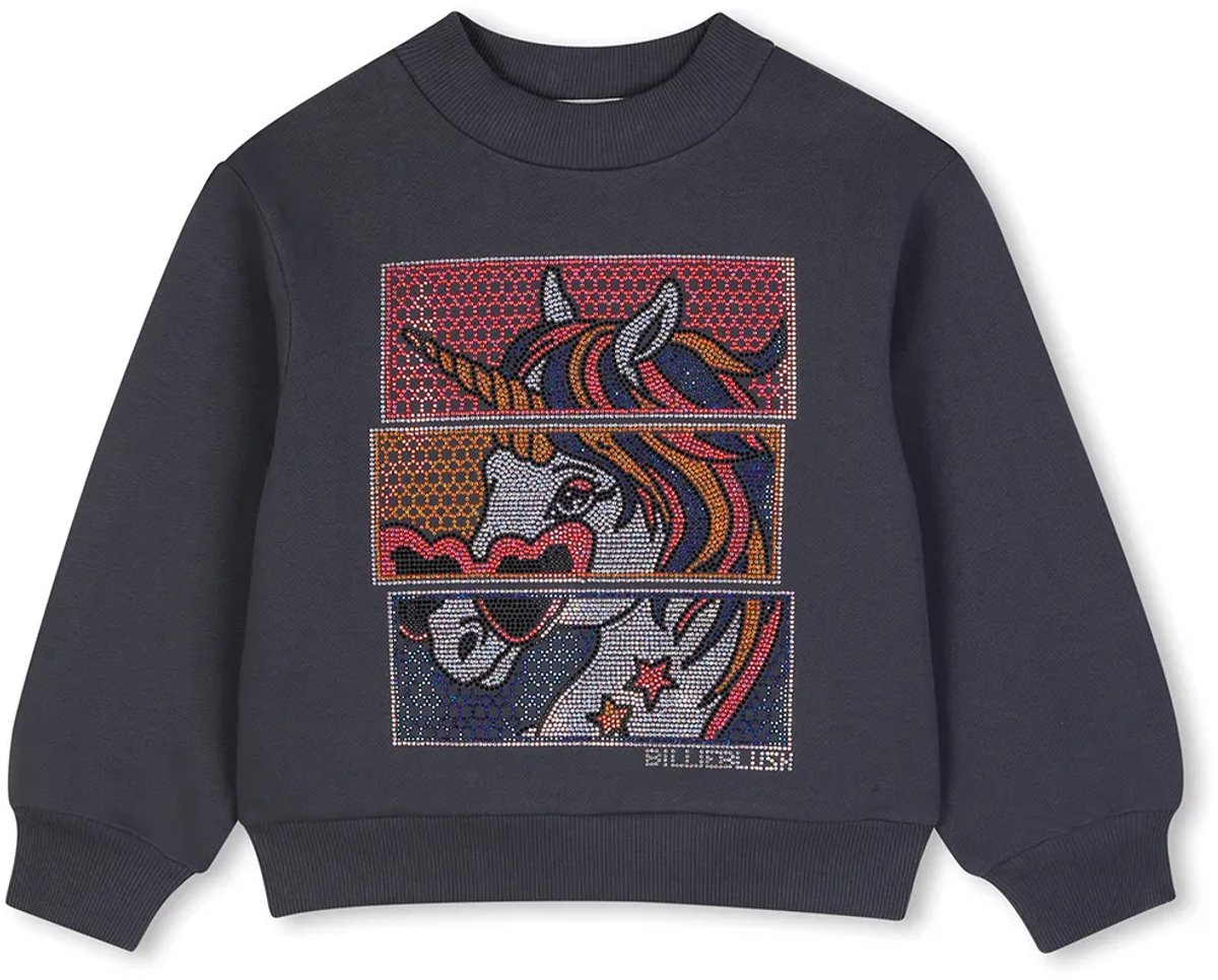 Billieblush U22592 Sweatshirt Grijs 10 Years Meisje