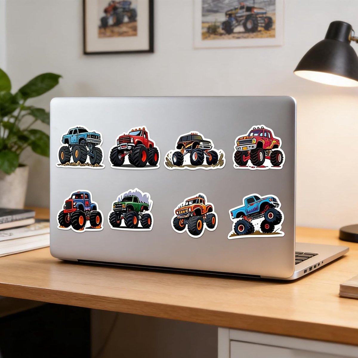Set van 50 Truck Stickers voor Auto's, Journaling en Vinyl Stickers voor Laptop en Skateboard, Perfect voor Teenagers