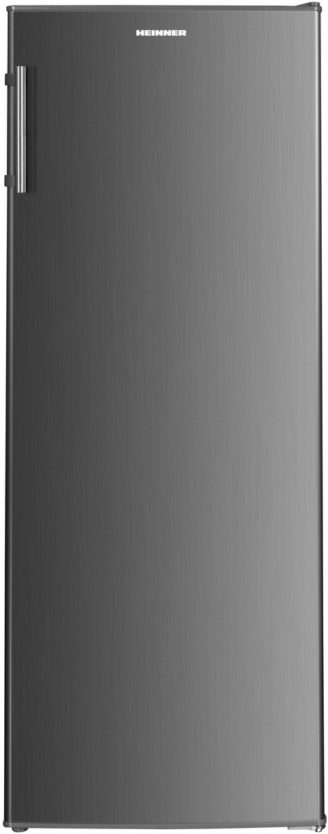 Heinner HF-HM242XE++ Koelkast 242 L – Energieklasse E – Instelbare Thermostaat – LED-verlichting – 4 Glazen Plateaus – Omkeerbare Deur – RVS – 5 Jaar Garantie