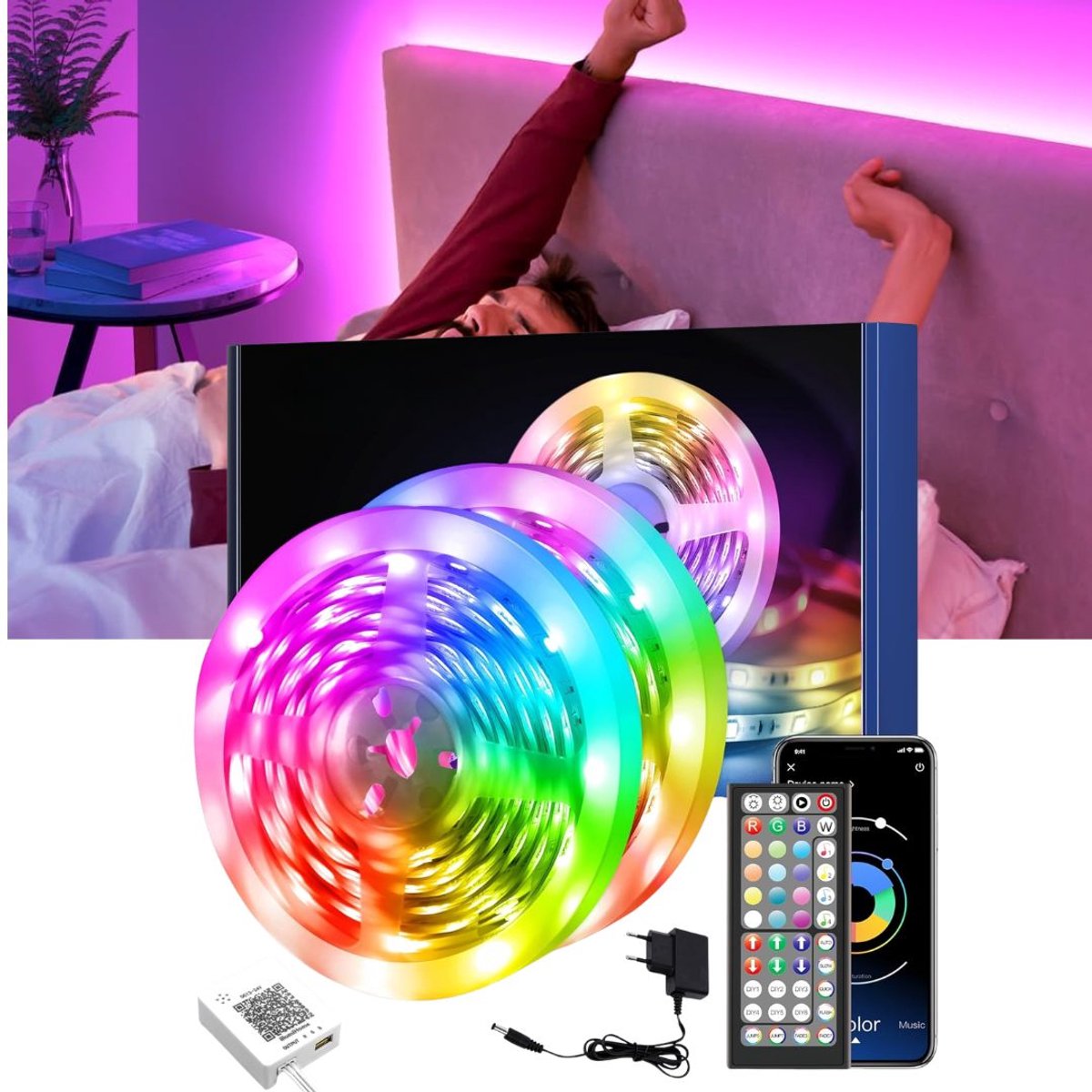 Zavio® LED Strip 30 Meter - LED Verlichting Strips - LED Light