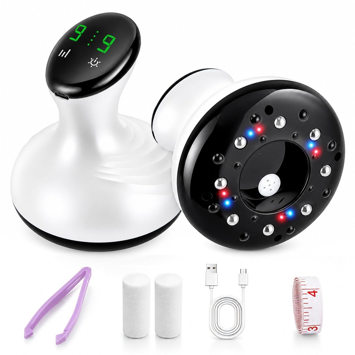 SolidKeus - Anti-Cellulite Massager met Zuigcup en Warmtefunctie