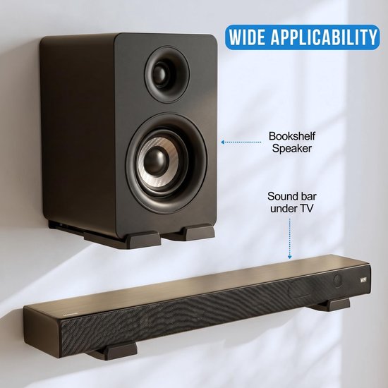 SolidKeus - Universele Soundbar Muurbeugel voor Diverse Merken — afbeelding 3