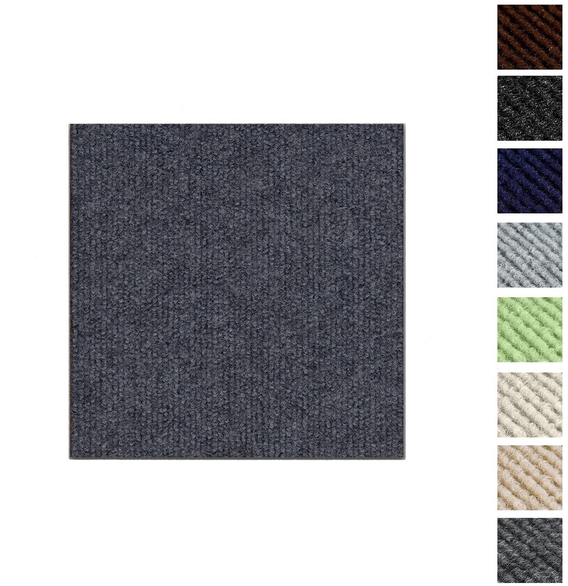 SolidKeus - Zelfklevende Tapijttegels, Set van 10 voor Thuis en Kantoor