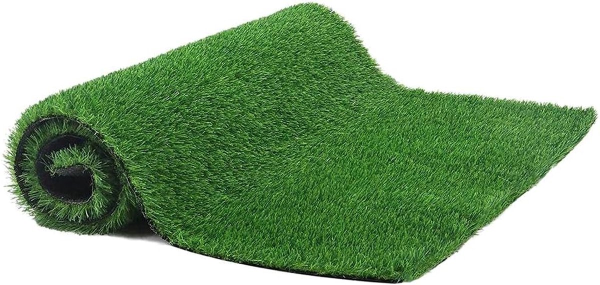 Kunstgras Mat - Synthetisch Tapijt - Tuin Decoratie - Hoge Dichtheid - 1 x 2 Meter - Groen
