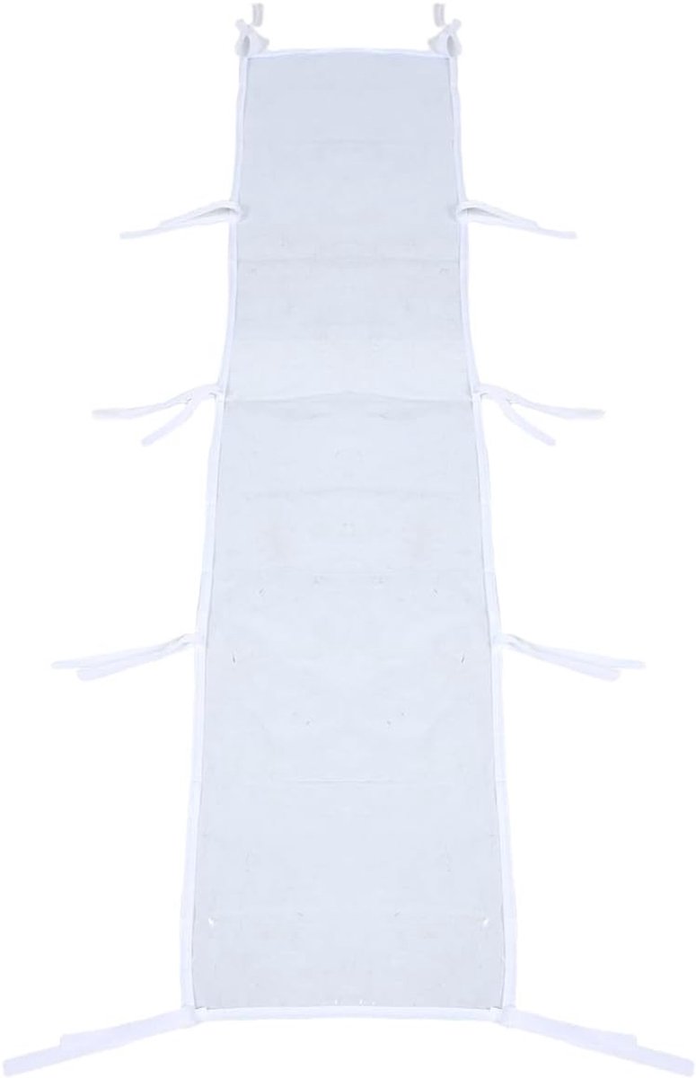 Weerbestendige regenafvoer voor partytent, 2 m, transparante goot van scheurbestendig materiaal met bevestigingsriemen voor buitengebruik, camping en feesten