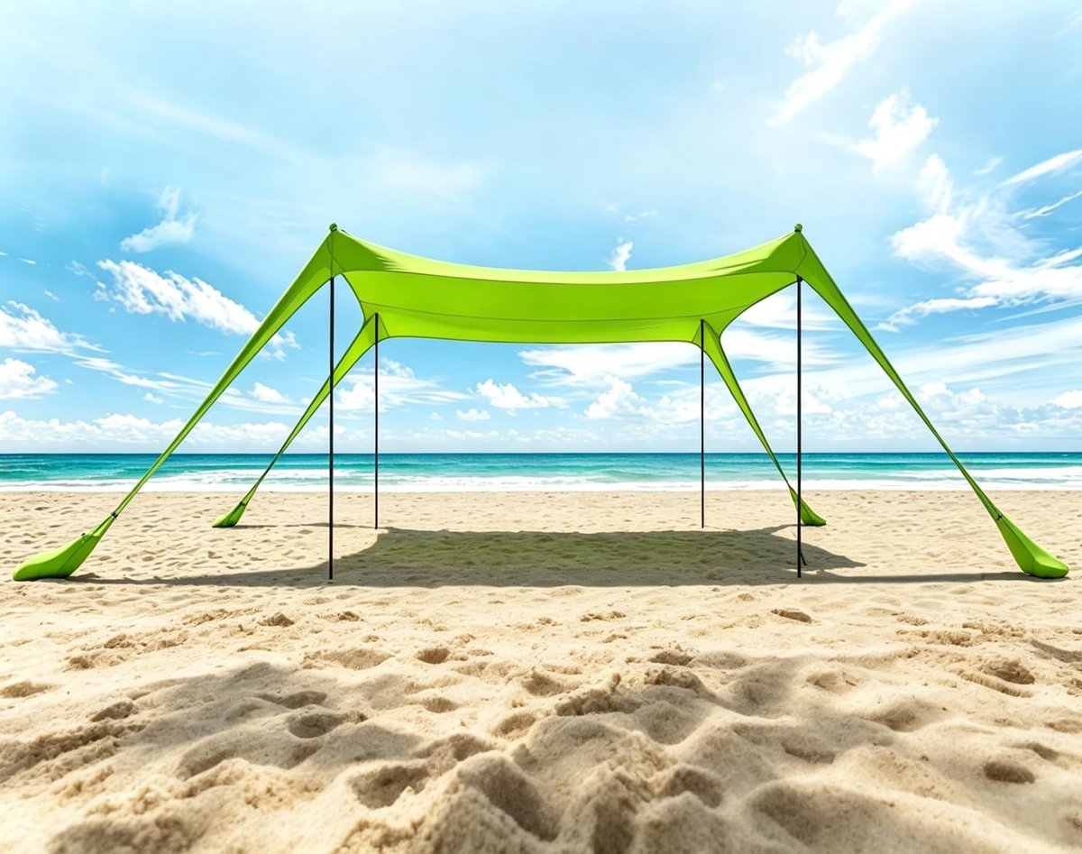 SolidKeus - Strandtent met UV-bescherming 10x10 FT