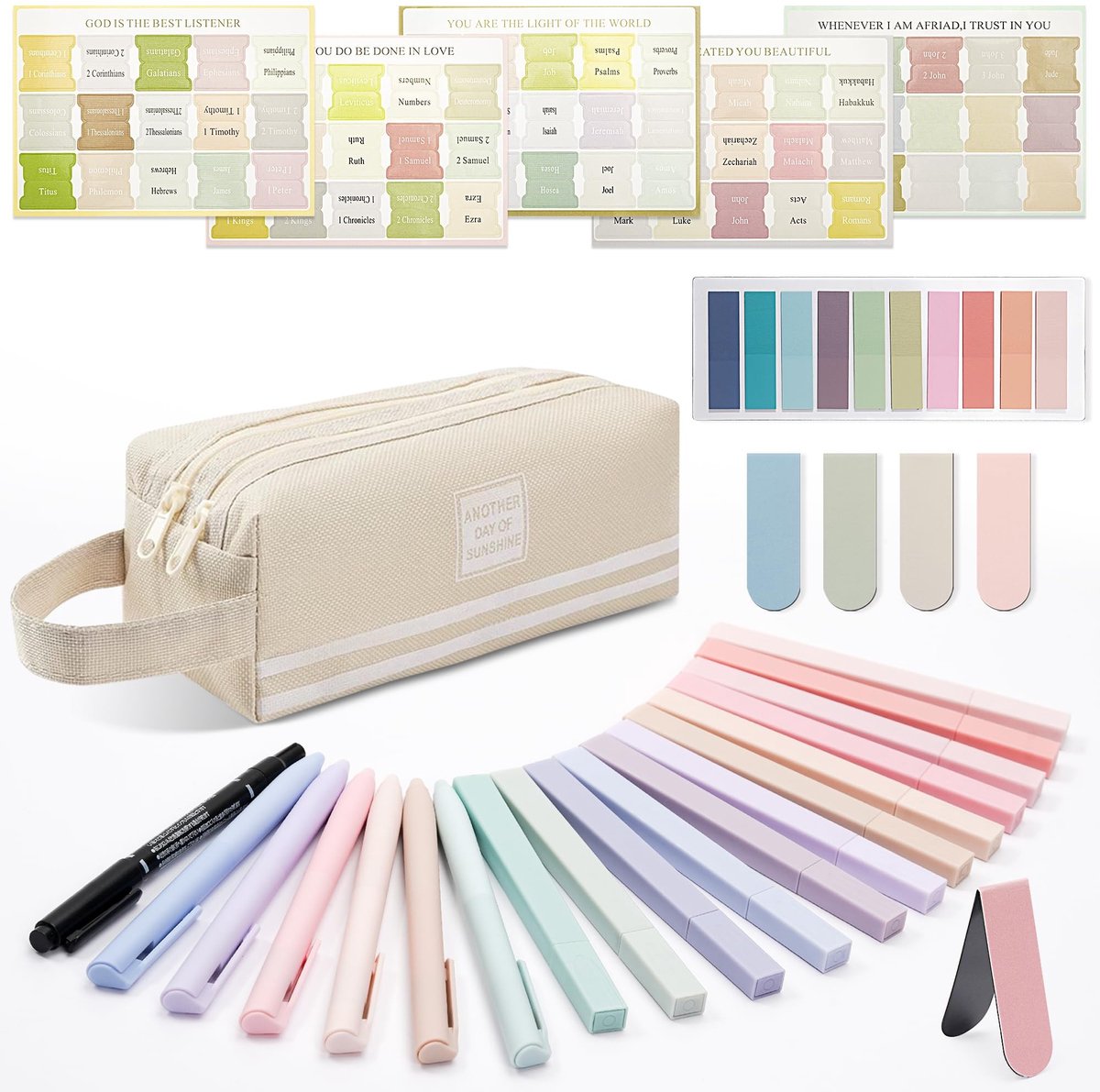 SolidKeus - Bijbel Journal Set met Schrijfgerei en Tabs