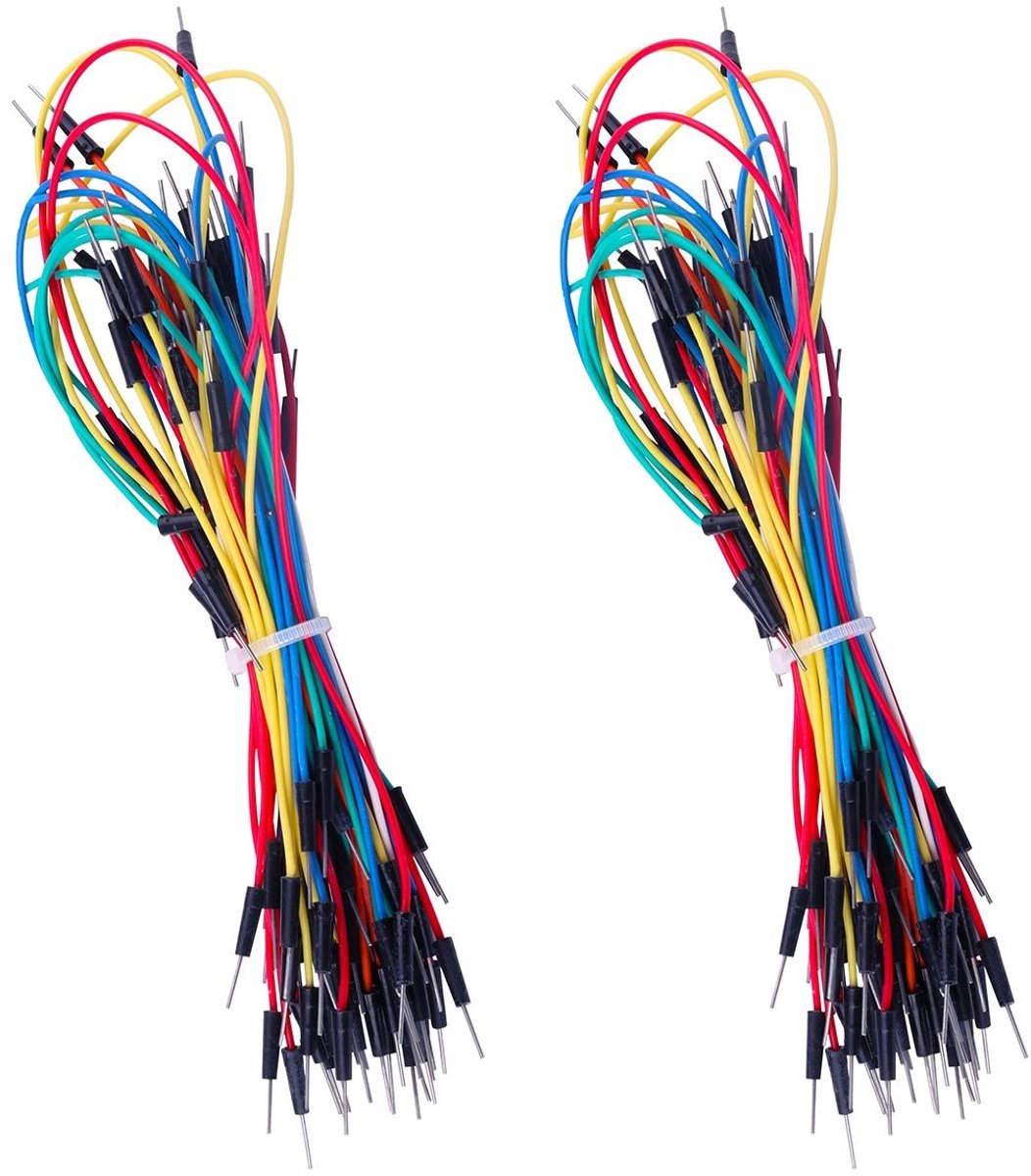 SolidKeus - Set van 130 Solderless Jumper Wires voor Arduino