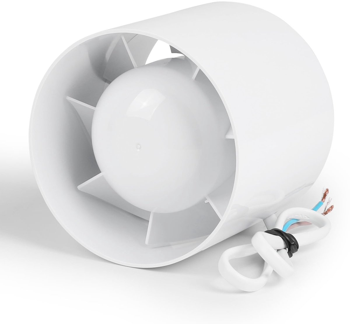 SolidKeus - Stille Afzuigventilator met Controleklep voor Badkamer en Keuken