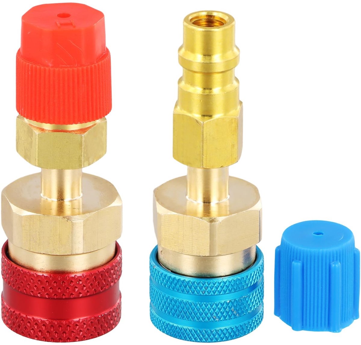 SolidKeus - R1234yf Koelmiddel Adapter Set voor Auto Airconditioning