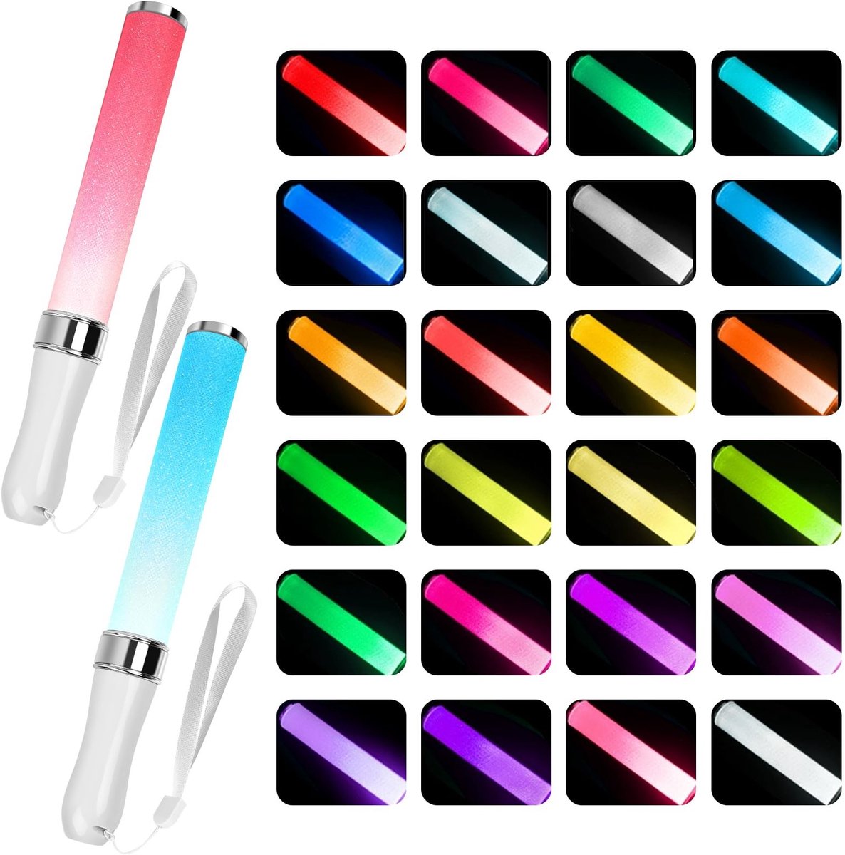 SolidKeus - Set van 2 LED Lichtstokken voor Feesten en Evenementen