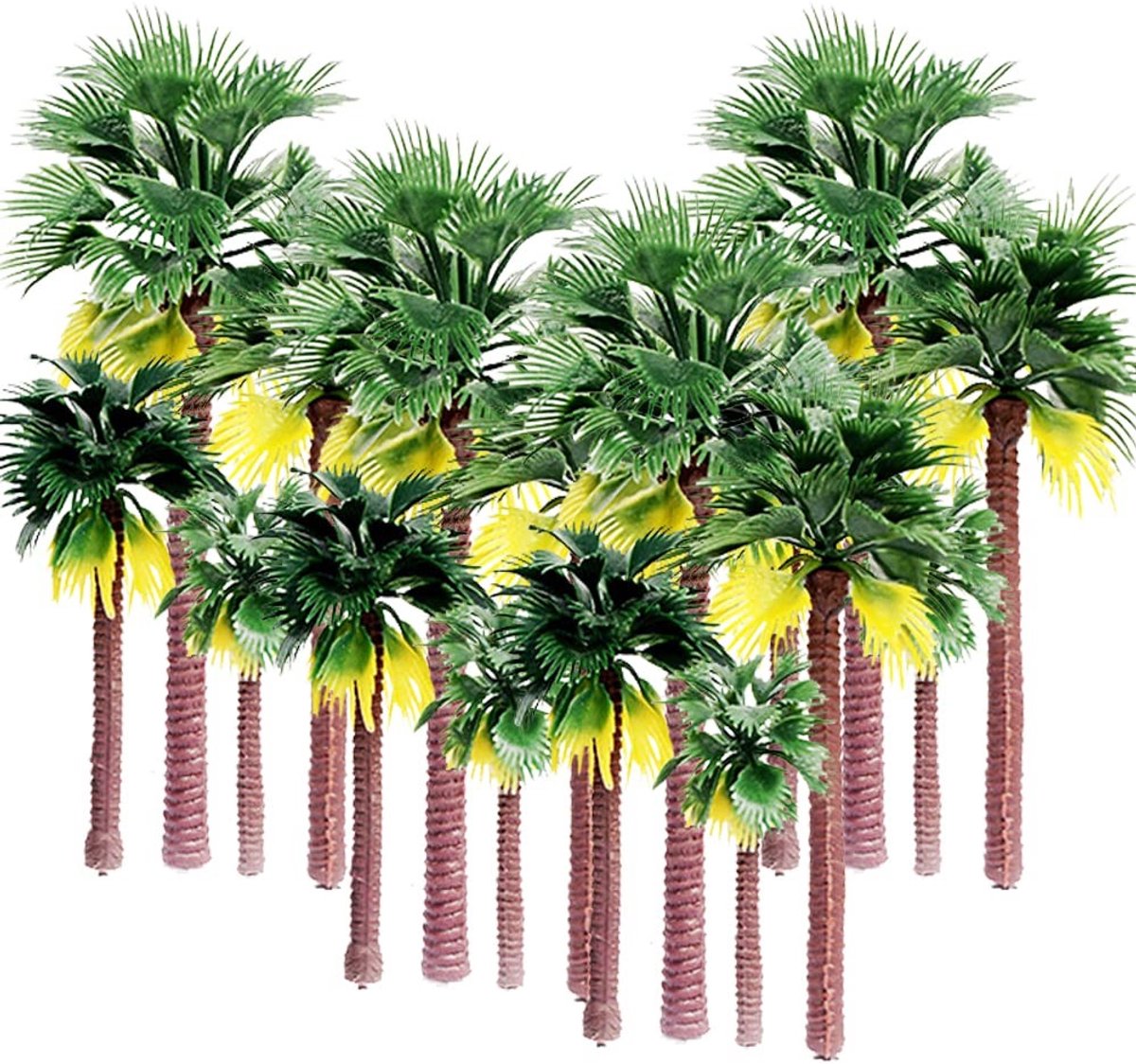 SolidKeus - Set van 24 Miniatuur Palmboompjes voor Decoratie