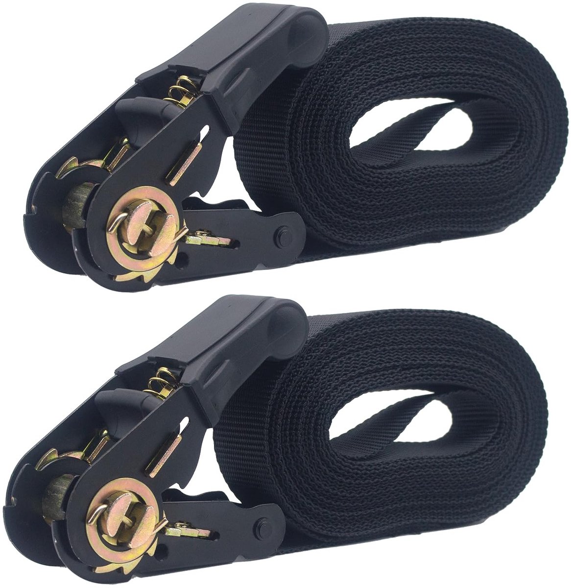 Omgoods - Tandwielbanden Set van 2, 6 m x 25 mm, 800 kg