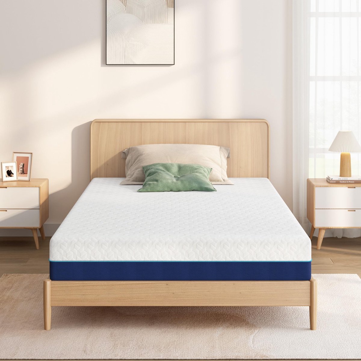 Omgoods - Ergonomisch Gel Geheugenschuim Matras 90 x 200 cm