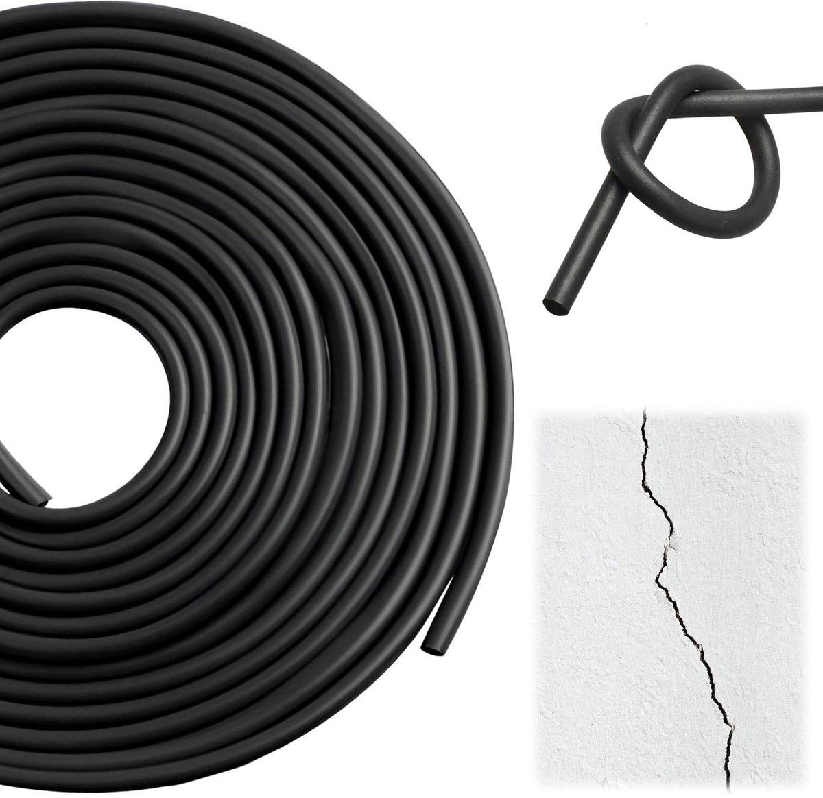 Omgoods - EPDM Afdichtkoord 6 mm x 12 m voor Joints