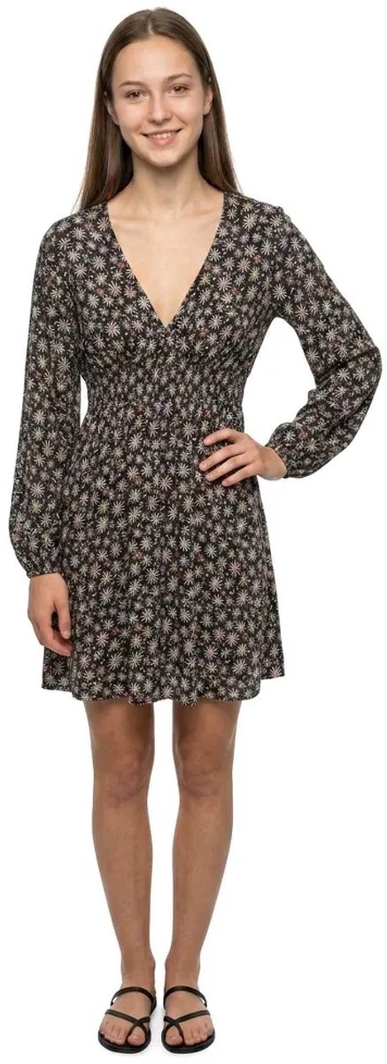 Billabong In Ur Dreams Lang Mouw Jurk Zwart XS Vrouw