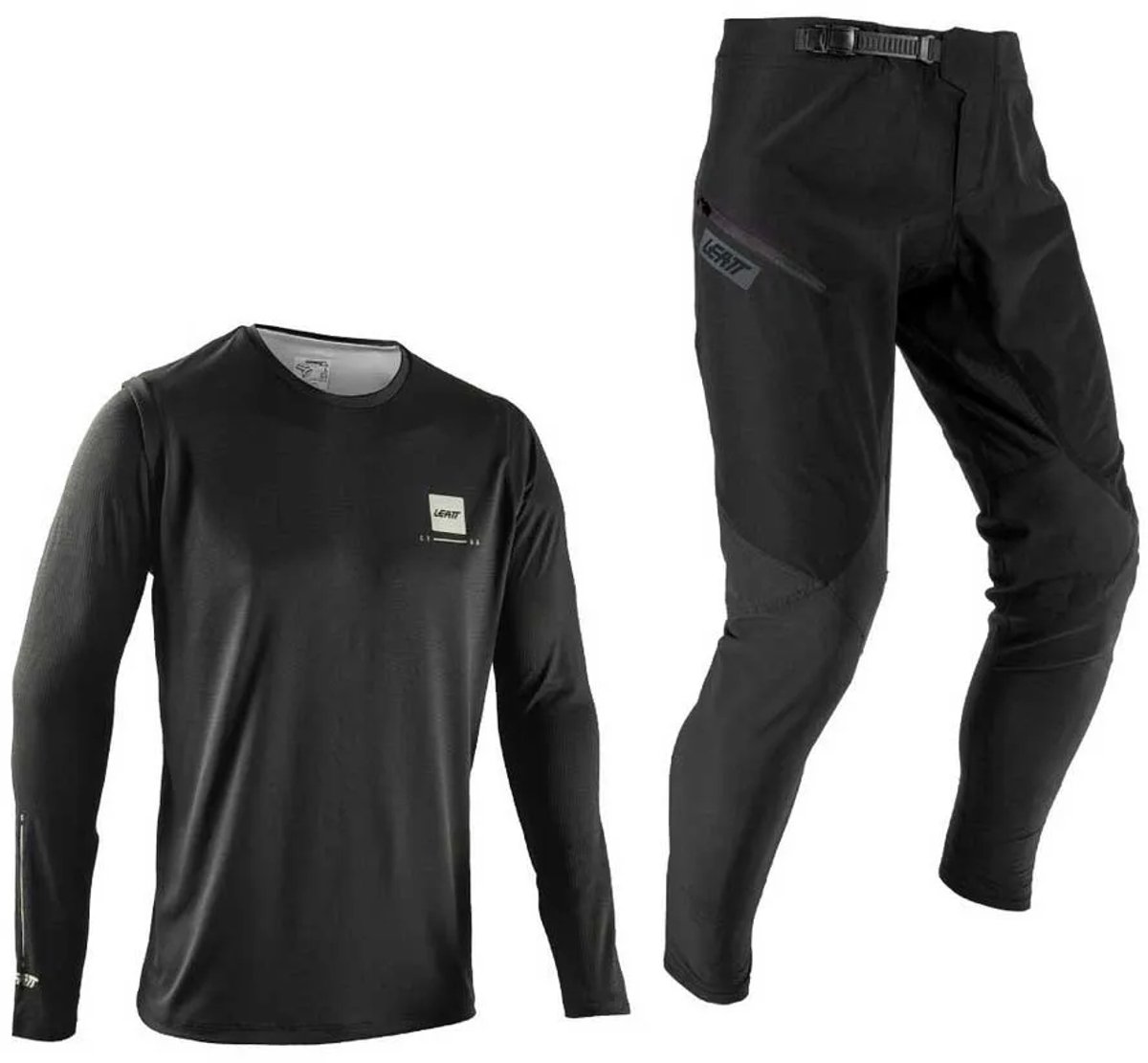 Leatt Gravity 1.0 T-shirt Met Lange Mouwen 120-130 cm Kinderen Zwart