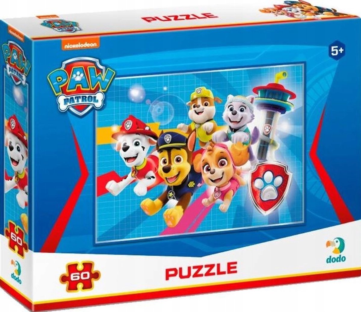 Paw Patrol Puzzel 60 Stukken - Avontuur voor Kinderen