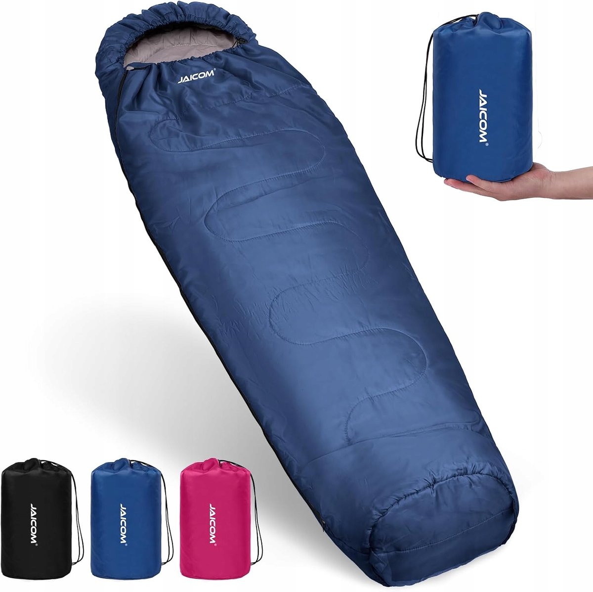 Lichtgewicht Mummie Slaapzak Bluew - 210cm