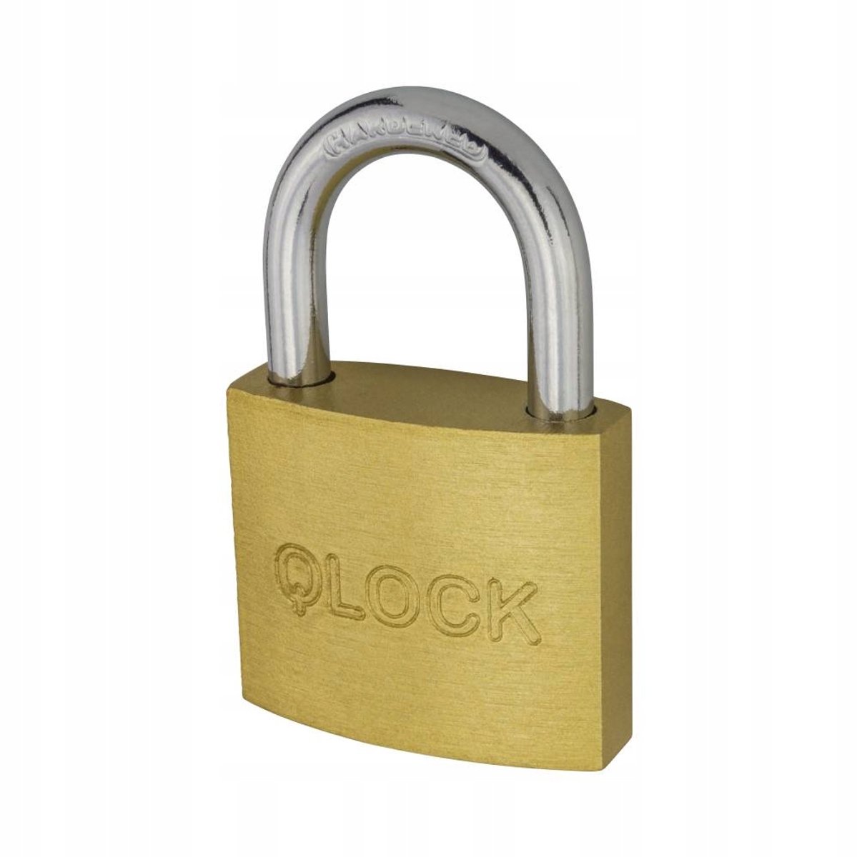 Merkloze Gietijzeren Hangslot 30mm - Goudkleurig, Zelfsluitend