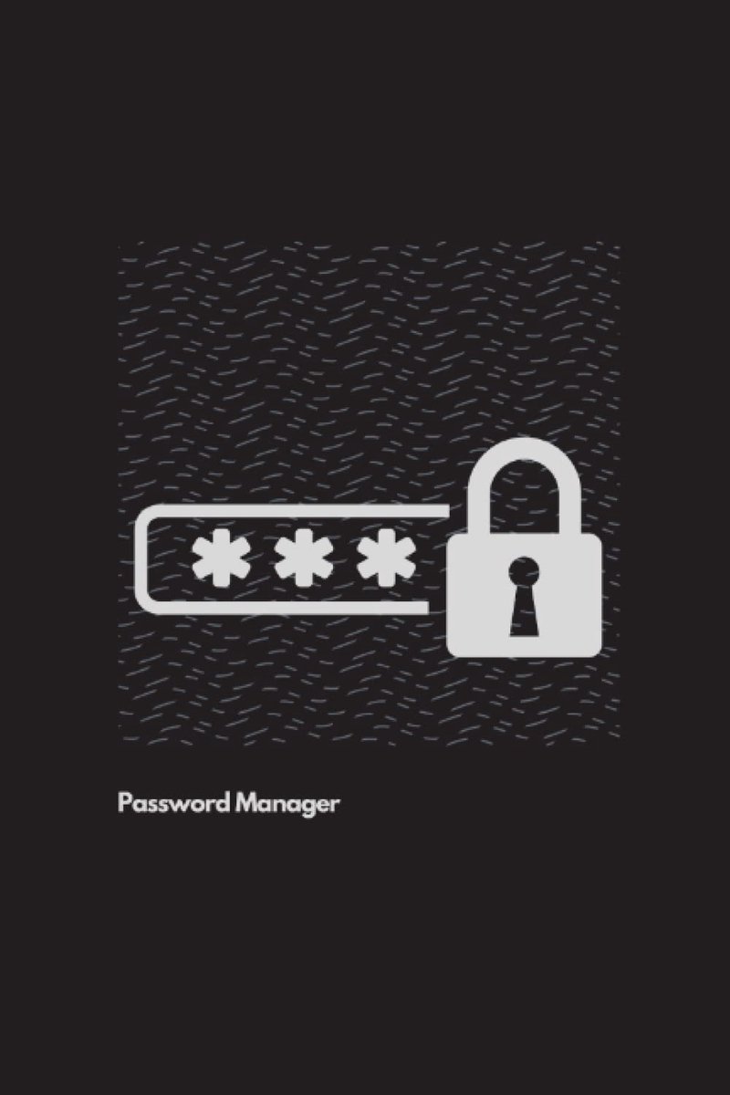 Manager: 6 x 9 inch, 200 lined pages