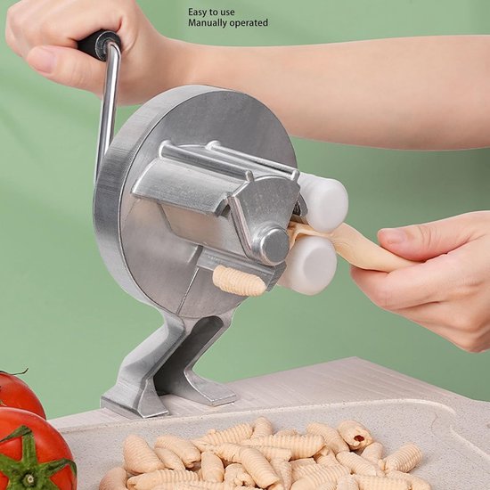 Handmatige Cavatelli Pasta Maker Machine, Pasta Roller Noedels Persmachine Hand Authentieke Gnocchi Macaroni Maker voor Zelfgemaakte Italiaanse Koken — afbeelding 3