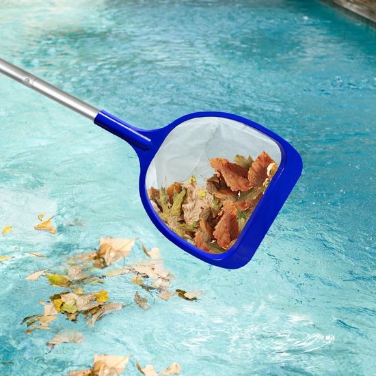 146 cm, fijn met telescoopstang, schepnet voor zwembad, fijnmazig, skimmer, zwembadnet, vijverschepnet, zwembadreiniging voor zwembad, vijver, algen en Bestway zwembad, whirlpool, spa — afbeelding 2