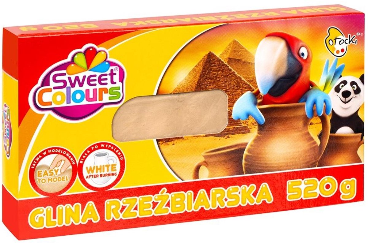 Klei- en boetseerklei 520g - Creatieve modelleermassa voor kunstprojecten