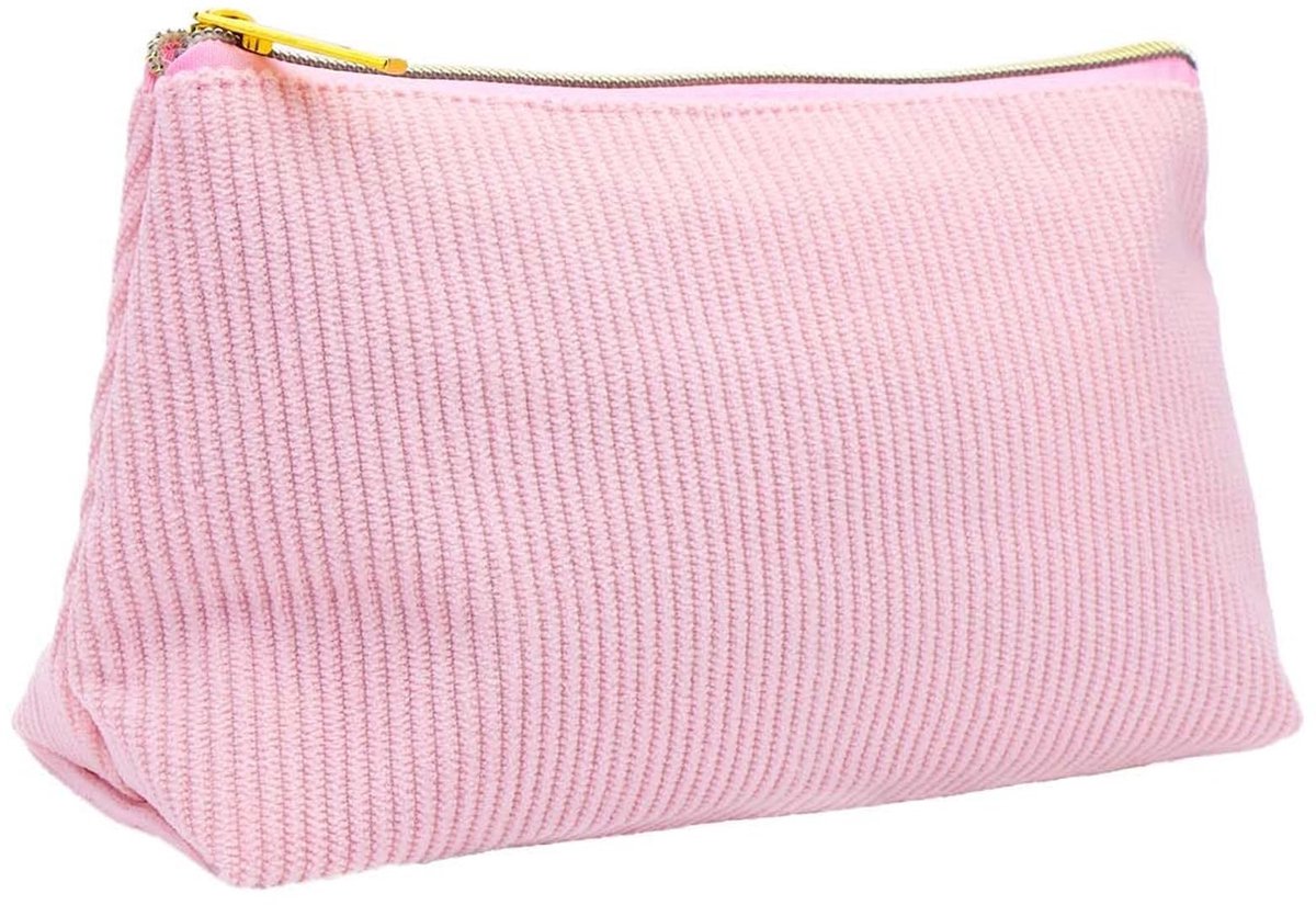 SolidKeus - Corduroy Etui met Grote Capaciteit voor School en Kantoor
