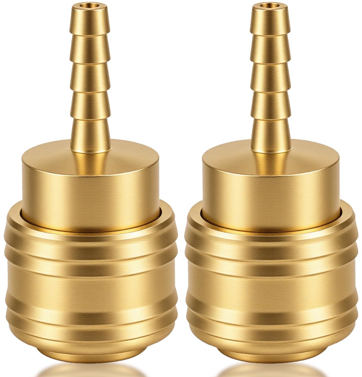 SolidKeus - Set van 4 Euro Messing Compressed Air Couplings
