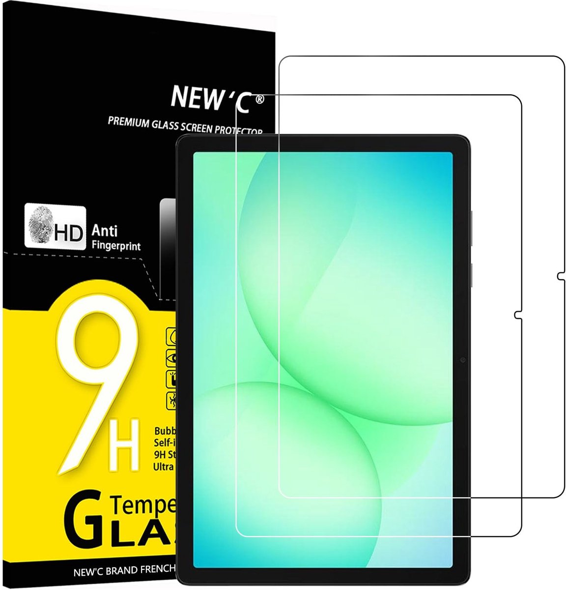 SolidKeus - 2 Stuks Tempered Glass Screen Protector voor Samsung Galaxy Tab A11+