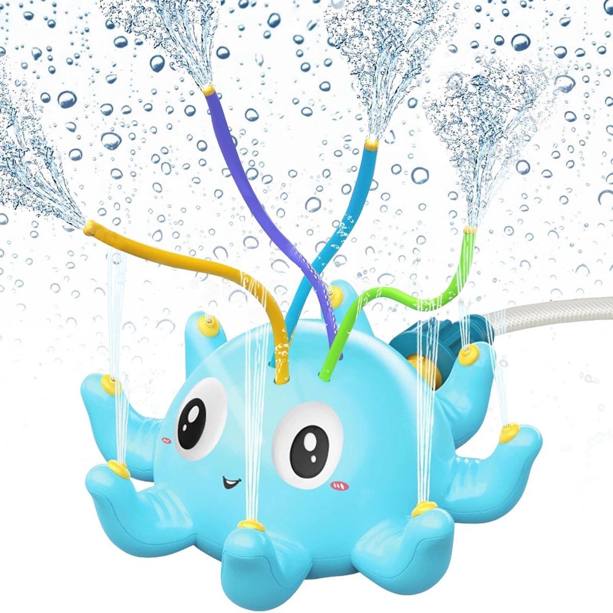 SolidKeus - Octopus Water Sprinkler voor Kinderen met 4 Kleurrijke Tubes
