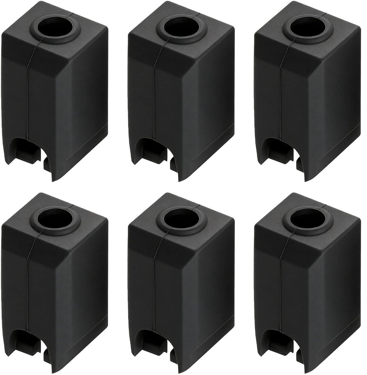 SolidKeus - Set van 6 Silicone Sokken voor Bambu Lab 3D Printers