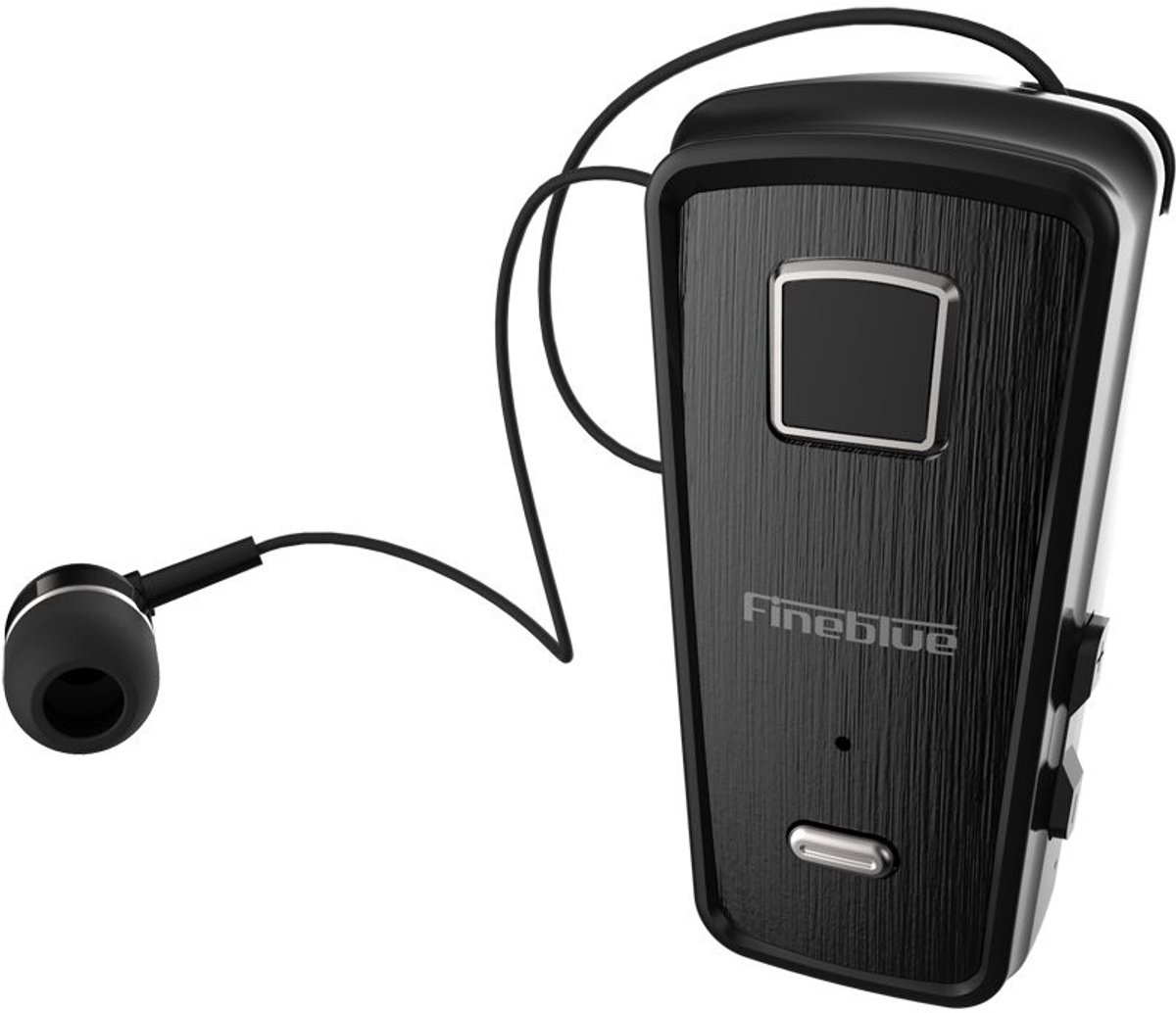 SolidKeus - Bluetooth Hoofdtelefoon met Retractable Cable en Vibratie Alert