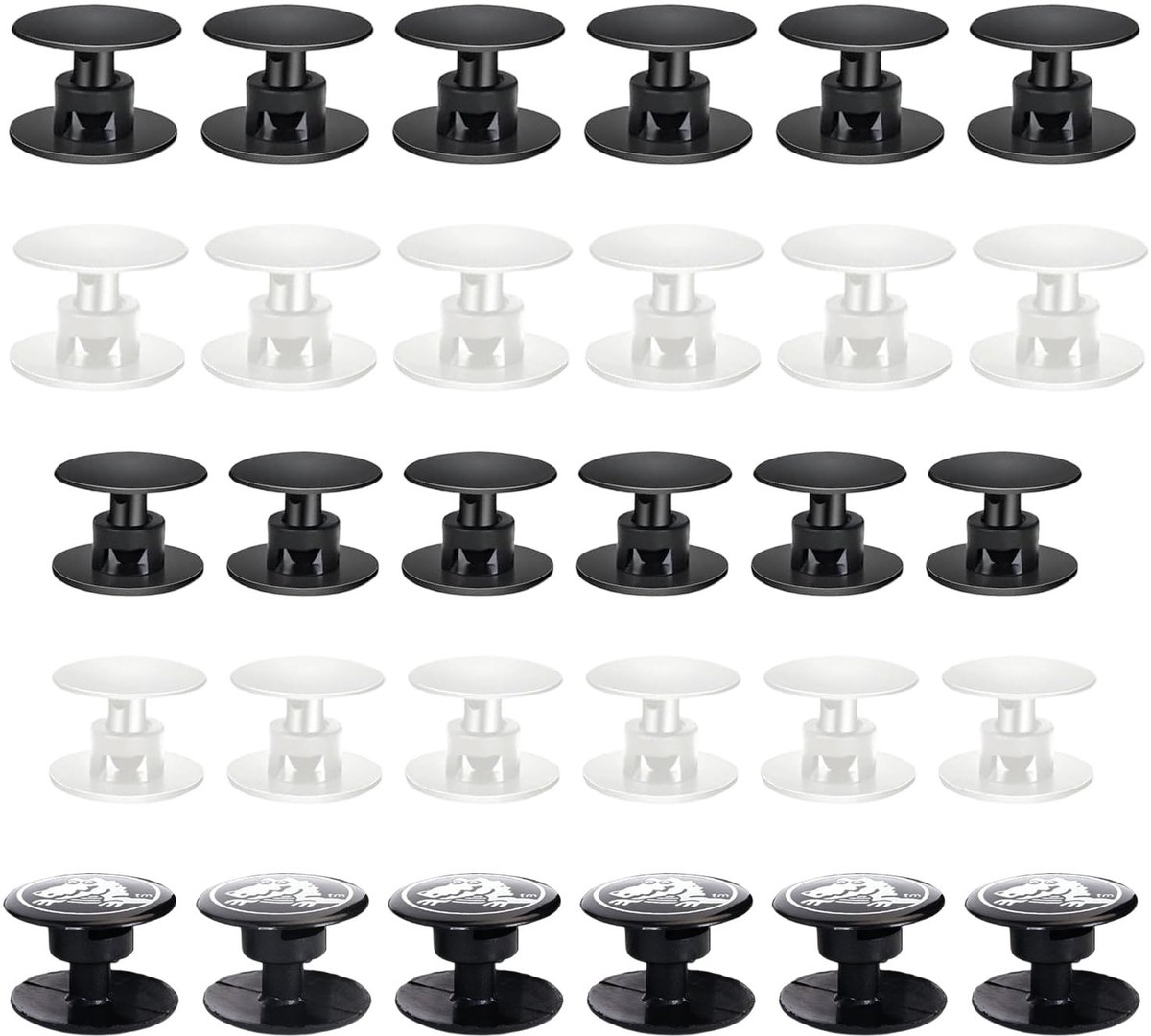 SolidKeus - Set van 30 Rivets en Knoppen voor Crocs