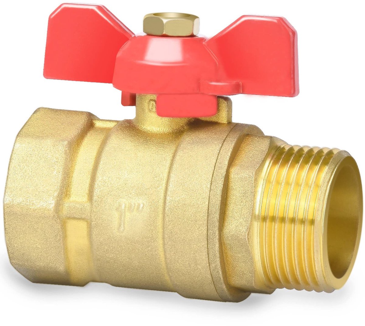 SolidKeus - Kogelklep 1 Inch met Vleugelhandvat voor Waterleidingen