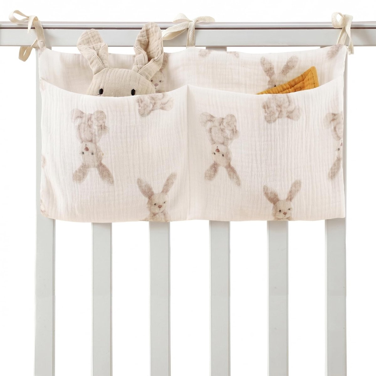 SolidKeus - Baby Bed Organiser met Schattig Konijn Design