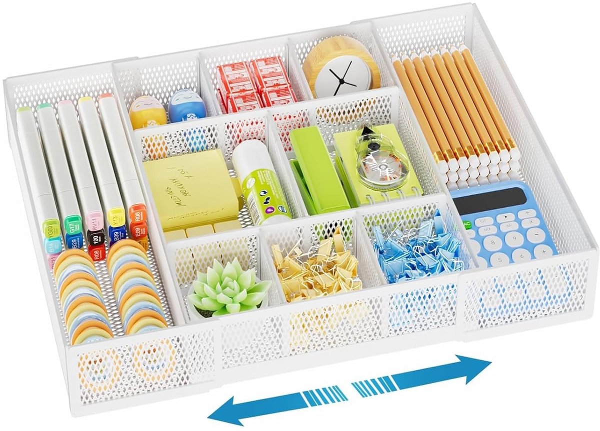 SolidKeus - Bureau Organizer met 10 Verstelbare Compartimenten