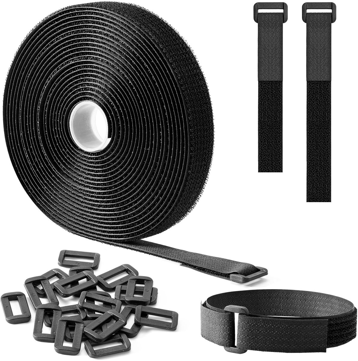 SolidKeus - Herbruikbare Verstelbare Kabelbinders 5m x 2cm